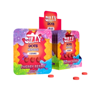 Party Pack | Silly Dots Hero Dose 1800mg Tabs | 3 Tabs | Cherry Berry | 10 Count Display